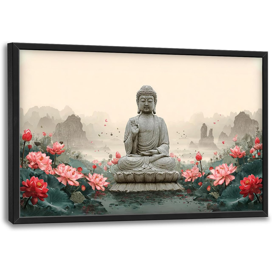 Resin Art Studio - Große Buddha-Statue 5D Mosaik Zen Buddha