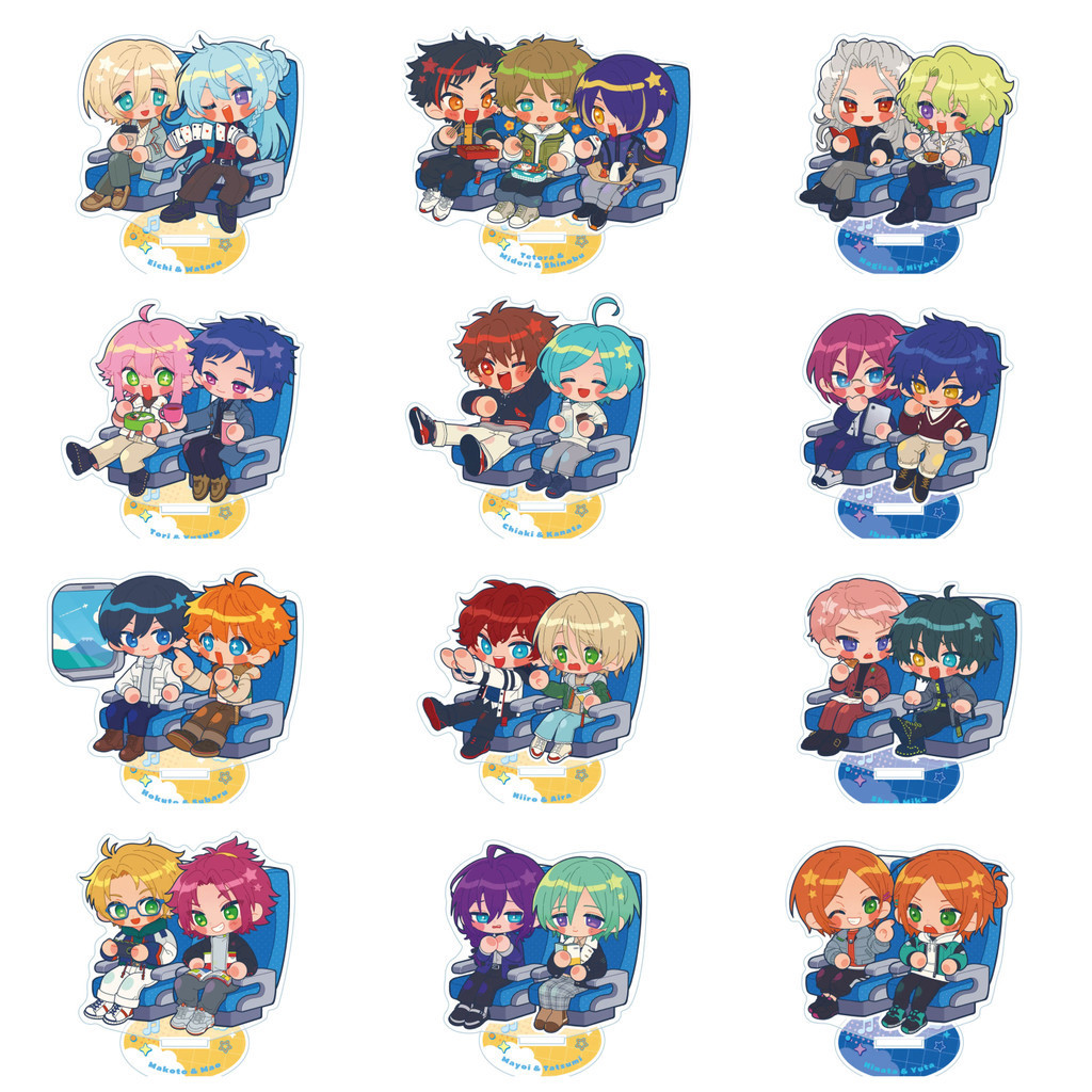 Resin Art Things - Ensemble Stars Figuren-Display Acryl-Anime-Ständer Modellplatte Action-Ornament