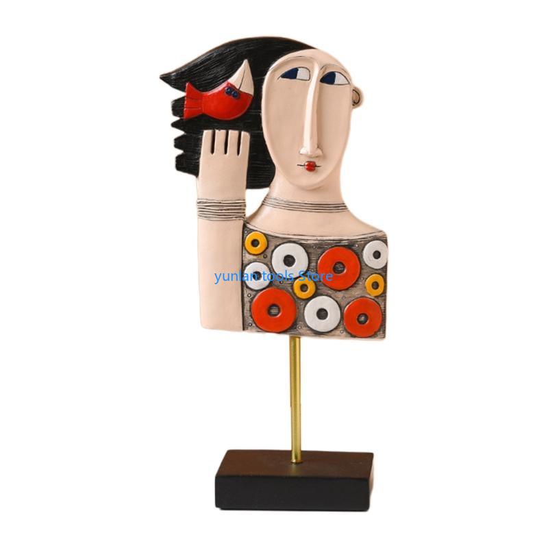 Resin Art Studio - 50lb Gesichtskunststatue Skulpturharz handgefertigtes Schnitzen -Figur