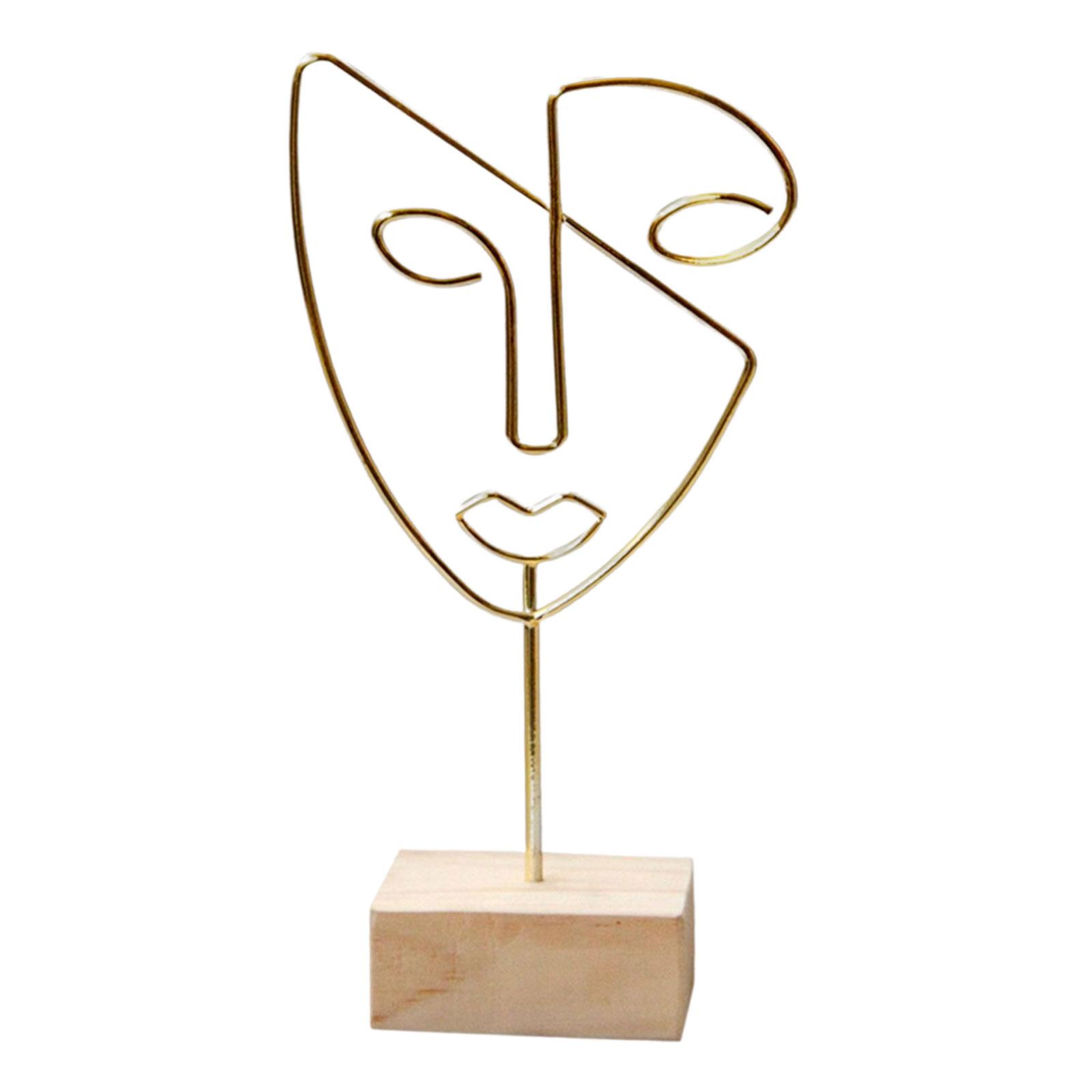 Dekorative Figur Gesicht Abstr – Resin Art Studio Bewertung und Preis