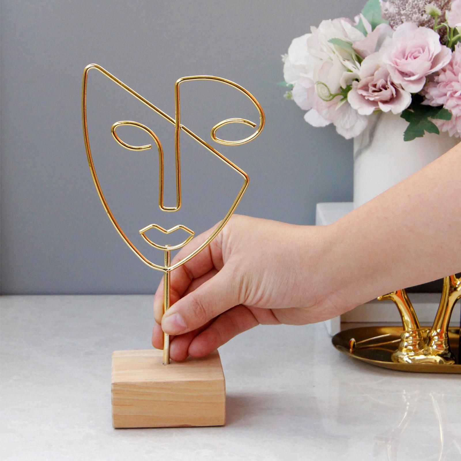 Dekorative Figur Gesicht Abstr – Resin Art Studio Bewertung und Preis