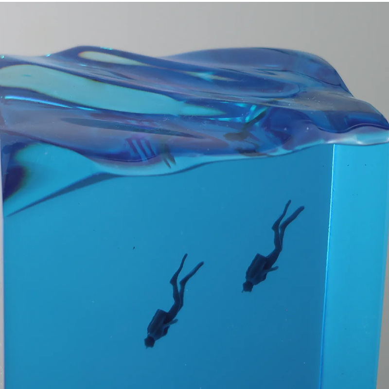 NEUE Marine-Kunst Heimdekorati – Resin Art With Wood Bewertung und Preis