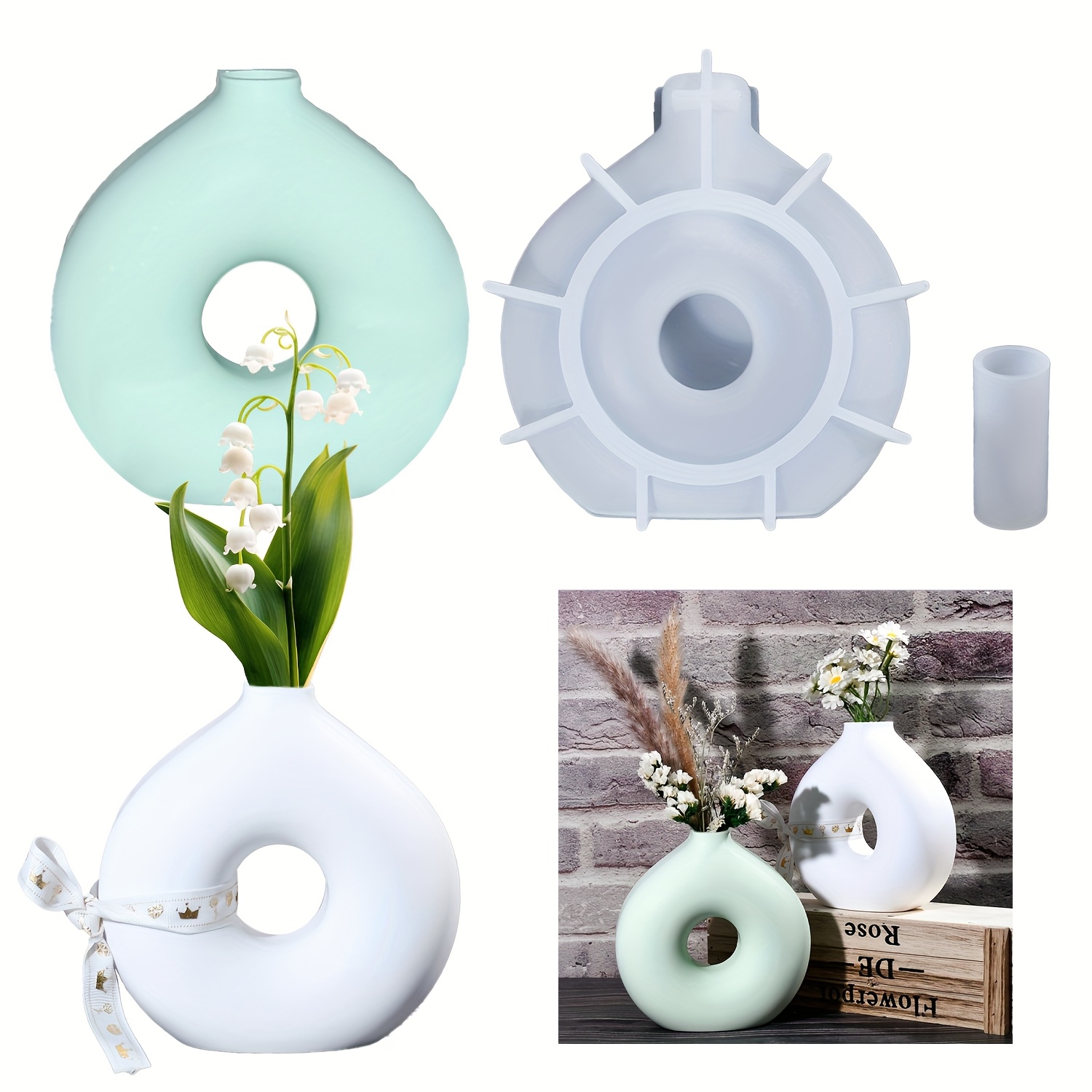 1 DIY runde Vase Silikonform E – Resin Art Workshop Bewertung und Preis