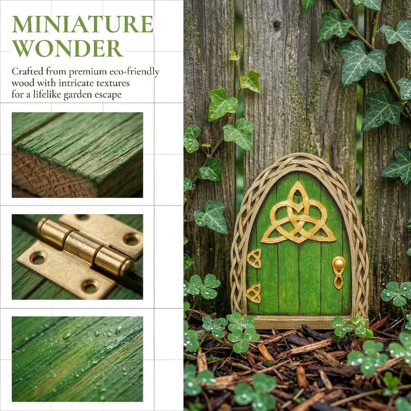 Elfen-Feentür Miniatur-Gartenh – Resin Art With Wood Bewertung und Preis