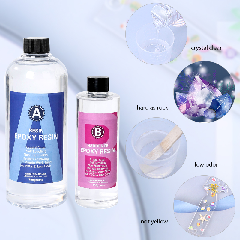 Epoxidharz-Set, kristallklar,  – Resin Art Easy Bewertung und Preis