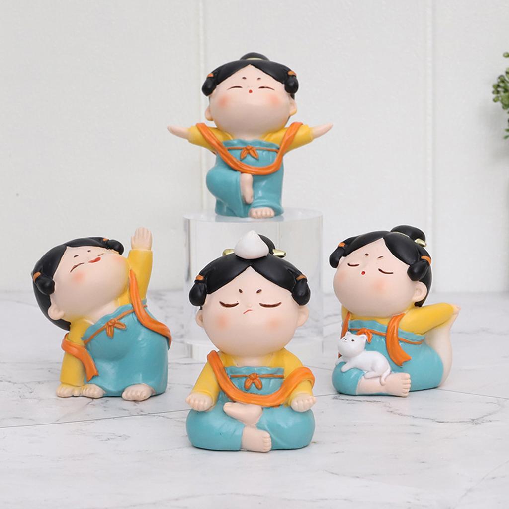 Niedliche chinesische Yoga-Sta – Resin Art Studio Bewertung und Preis