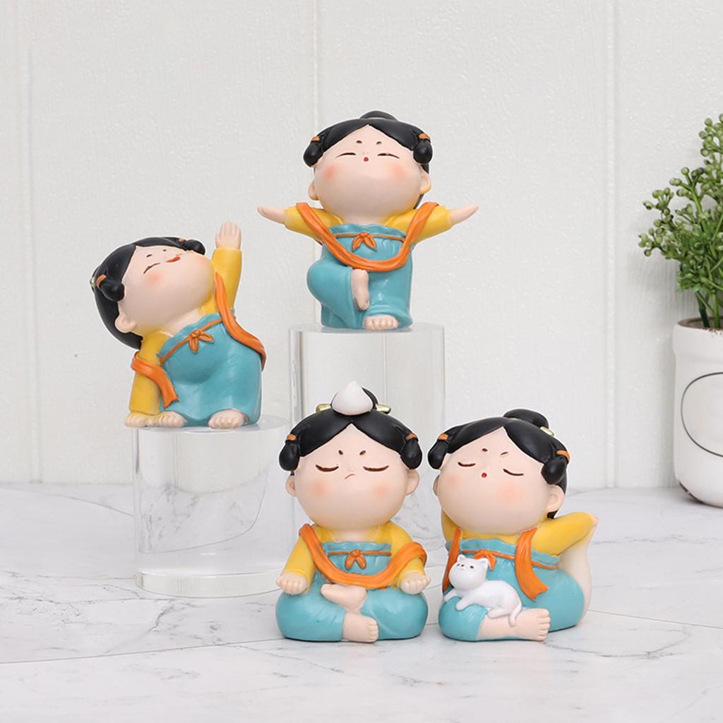 Niedliche chinesische Yoga-Sta – Resin Art Studio Bewertung und Preis