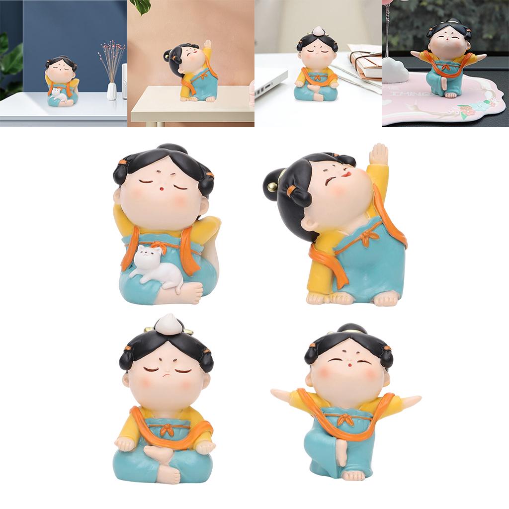 Niedliche chinesische Yoga-Sta – Resin Art Studio Bewertung und Preis