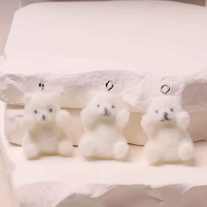 6 Stück Eisbär-Harzanhänger, W – Resin Art Materials Bewertung und Preis