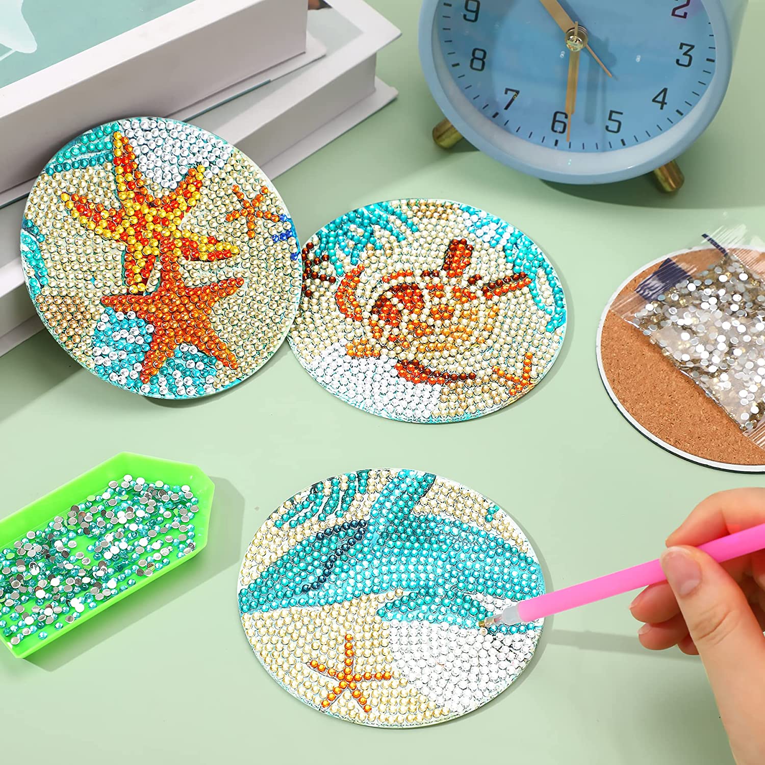 8 teile/satz DIY Diamant Maler – Resin Art With Wood Bewertung und Preis
