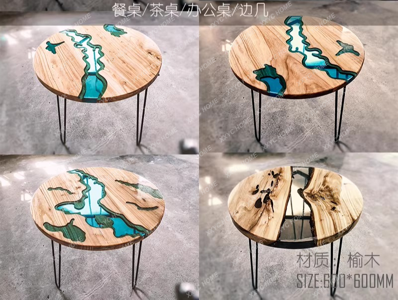 Kreativer Kunst-Esstisch aus E – Resin Art With Wood Bewertung und Preis