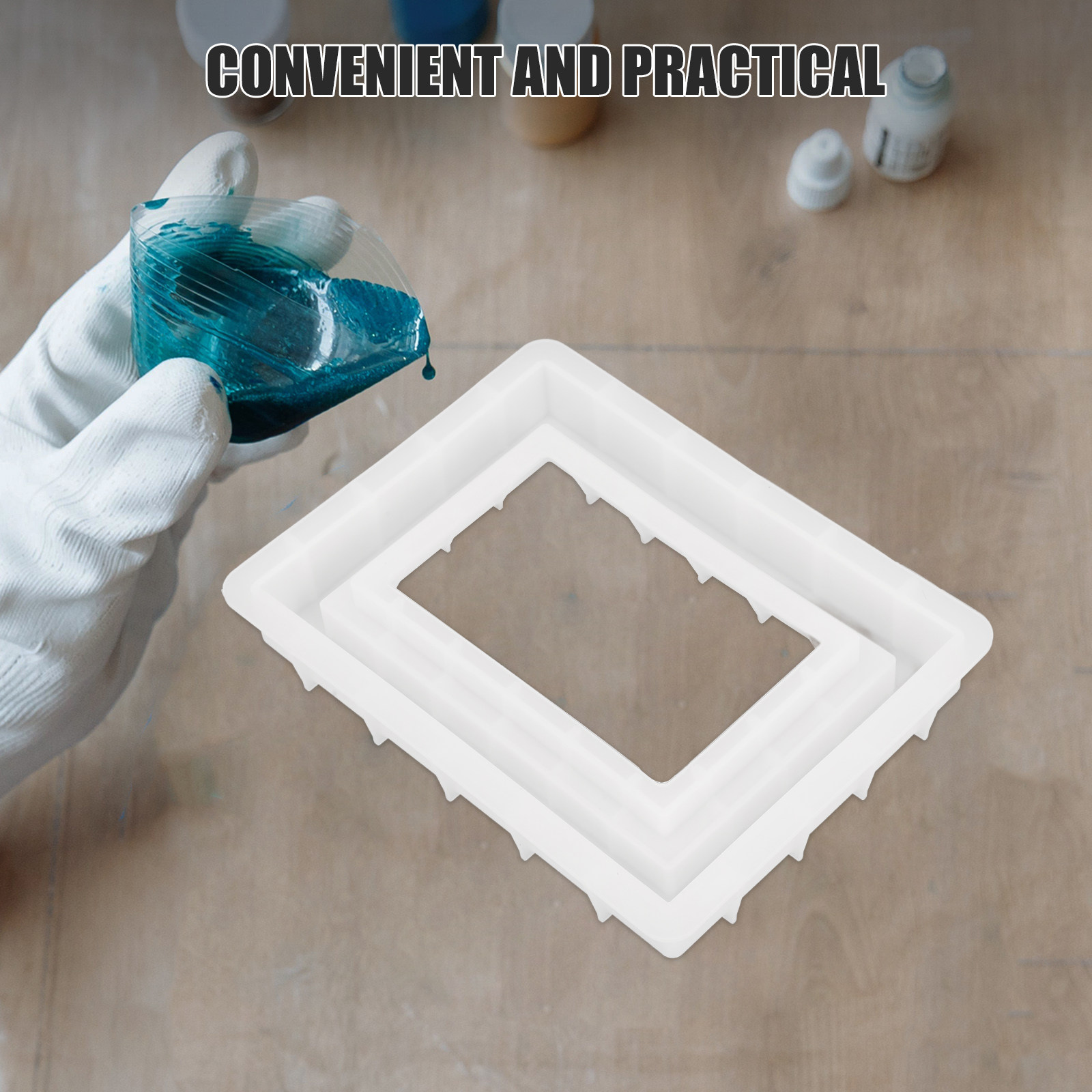 Fotorahmen-Silikonform, rechte – Resin Art Easy Bewertung und Preis
