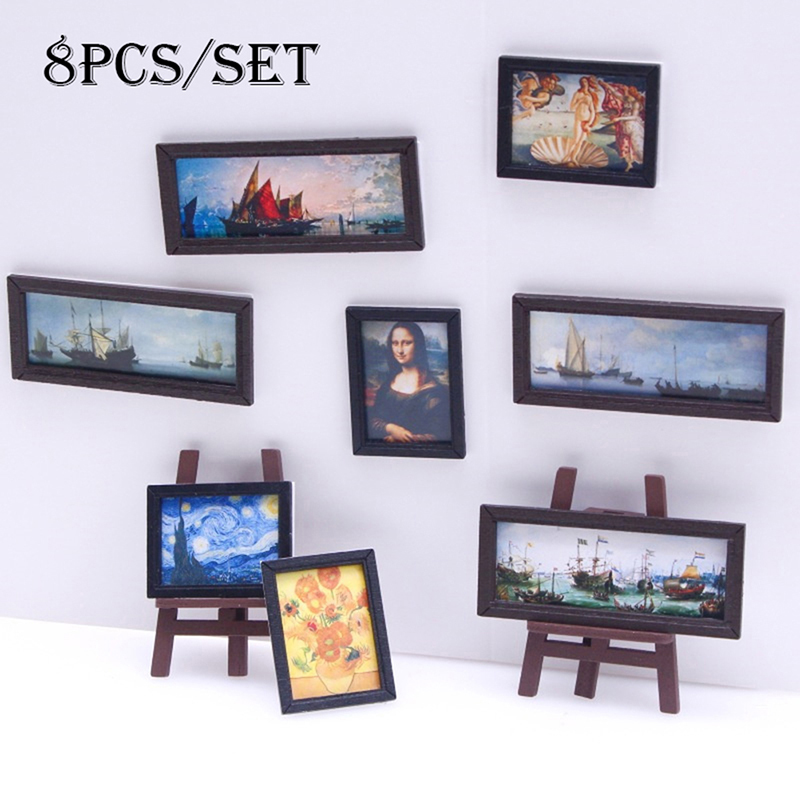 8 Stück 1:12 Puppenhaus Vintag – Resin Art With Wood Bewertung und Preis