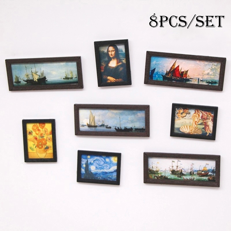 8 Stück 1:12 Puppenhaus Vintag – Resin Art With Wood Bewertung und Preis