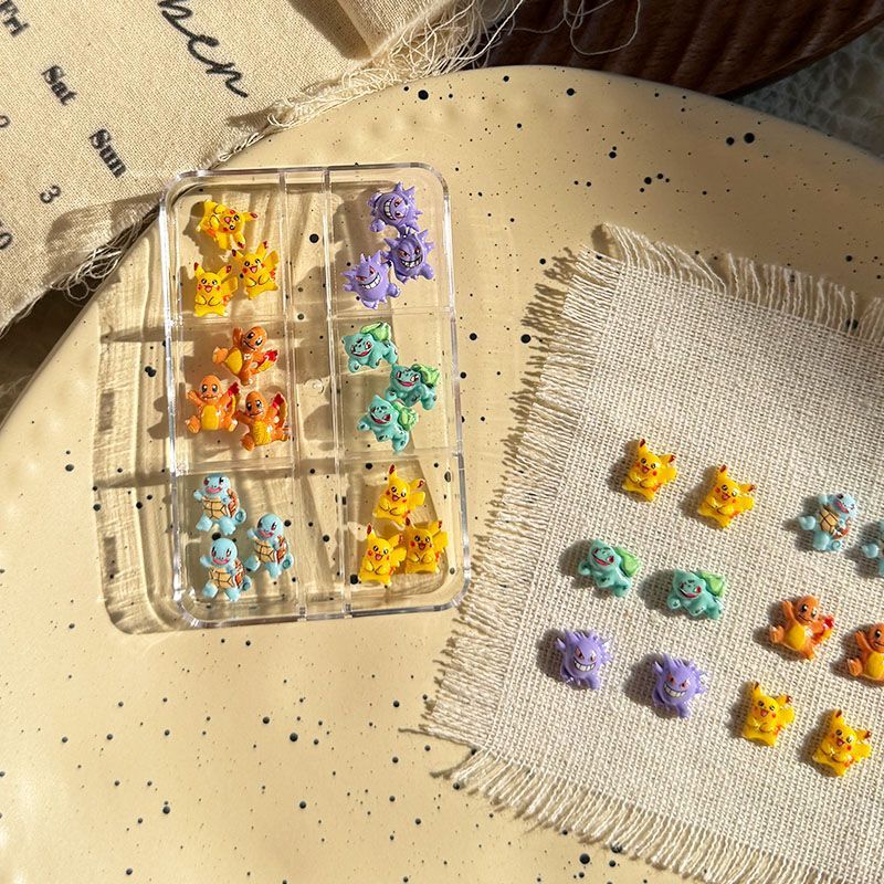 Pokemon-Nagelkunst-Accessoires – Resin Art Diy Bewertung und Preis
