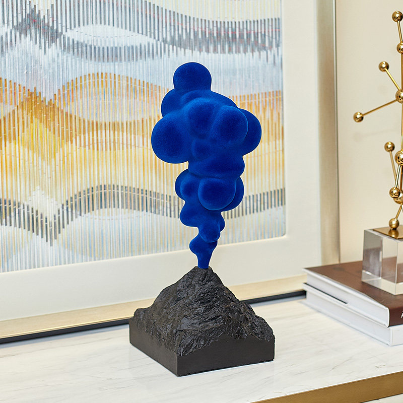 Klein Blue abstrakte vulkanisc – Resin Art Studio Bewertung und Preis