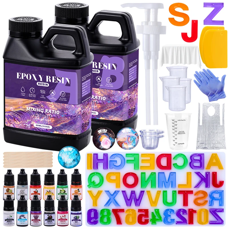 Epoxidharz-Set, kristallklares – Resin Art Easy Bewertung und Preis