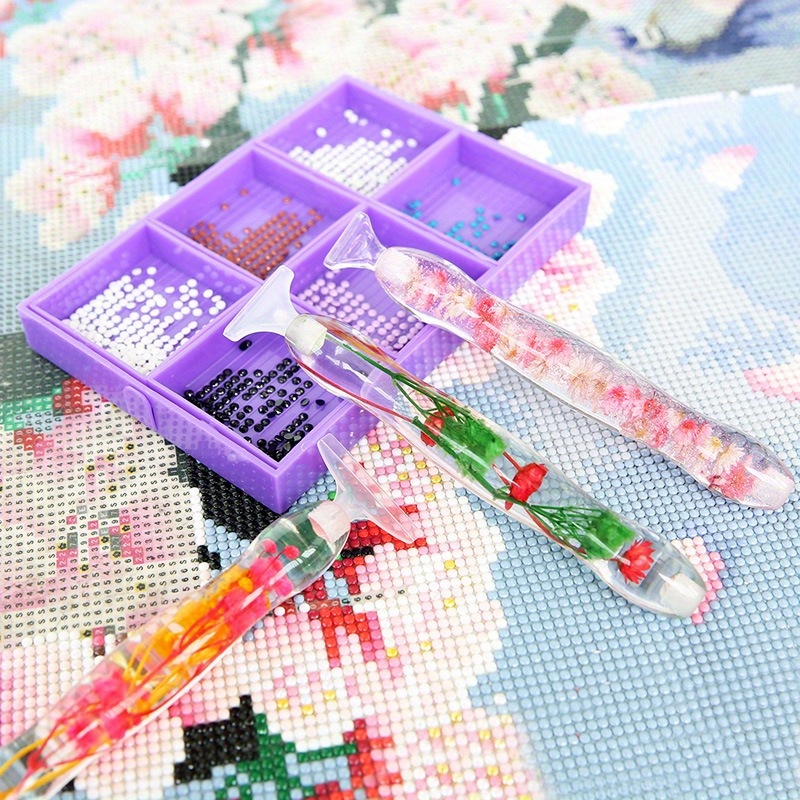 1 Set Blumendesign Harz 5D Dia – Resin Art Diy Bewertung und Preis