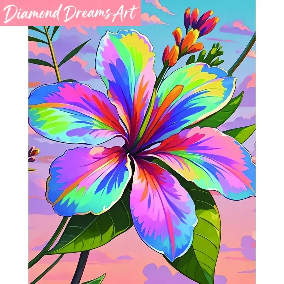 Rahmenlose, farbenfrohe Lilien – Resin Art Ideas Bewertung und Preis
